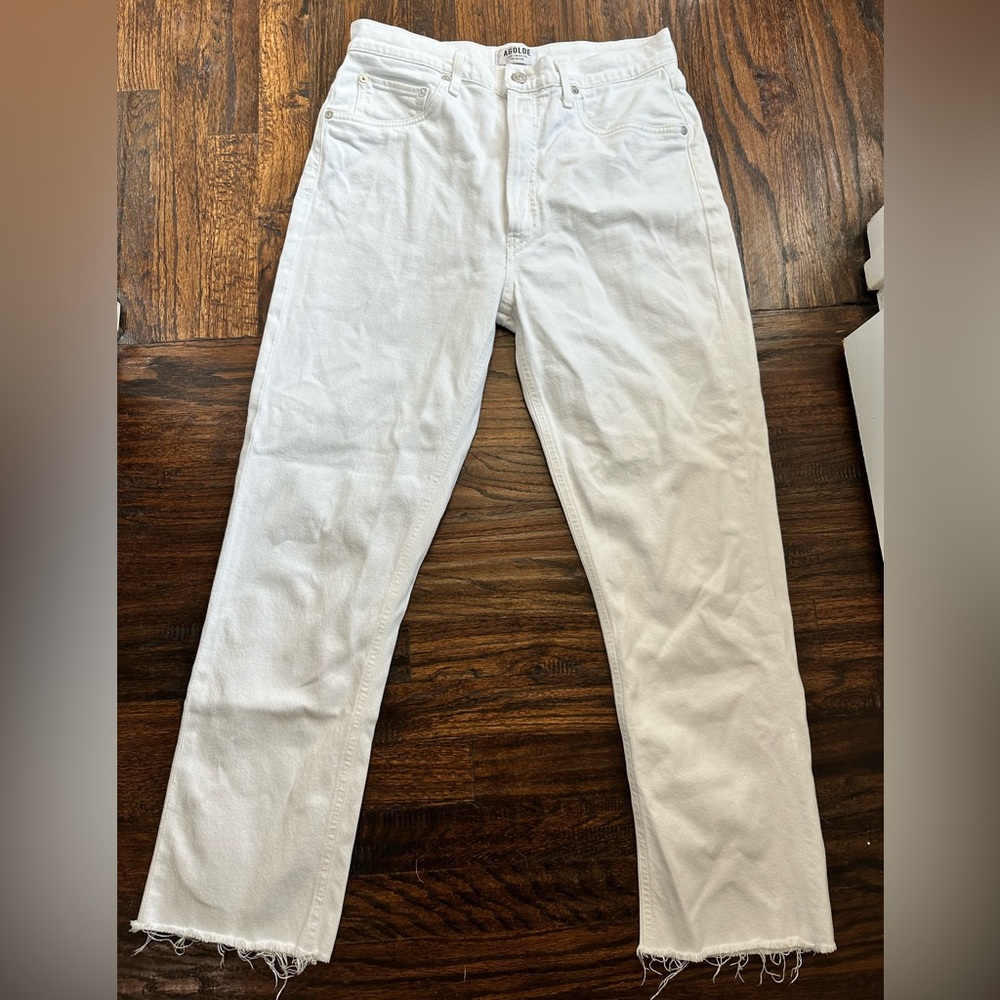 Agolde white pants size 29